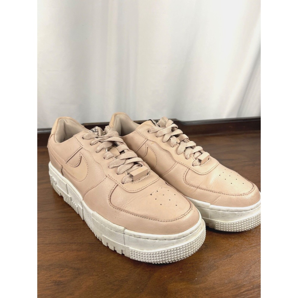 Air Force 1 One Nike Pixel Low Particle Beige White CK6649-200 Womens Size 8.5